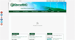 Desktop Screenshot of genesicsemi.com