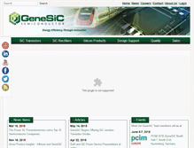 Tablet Screenshot of genesicsemi.com